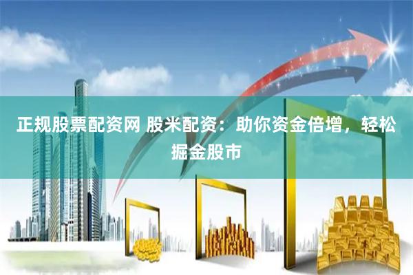 正规股票配资网 股米配资：助你资金倍增，轻松掘金股市